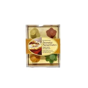Williams Sonoma Decorative Piecrust Cutters Set of 4 Fall Leaves Pumpkin